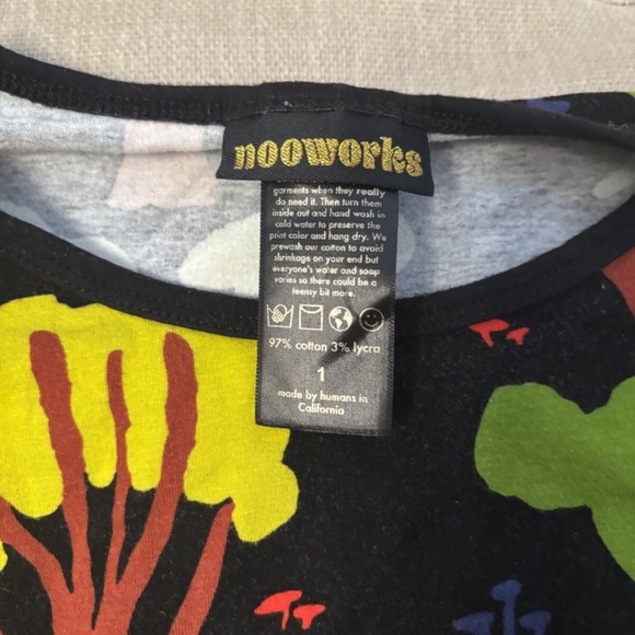 Nooworks Forager print circle dress size 1 XL - Picture 3 of 3